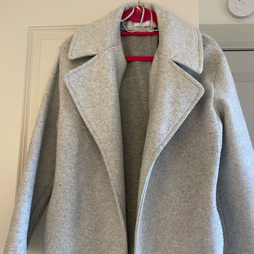 Zara Grey Peacoat